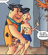 Betty Rubbles on Fred Flintstone porn pics
